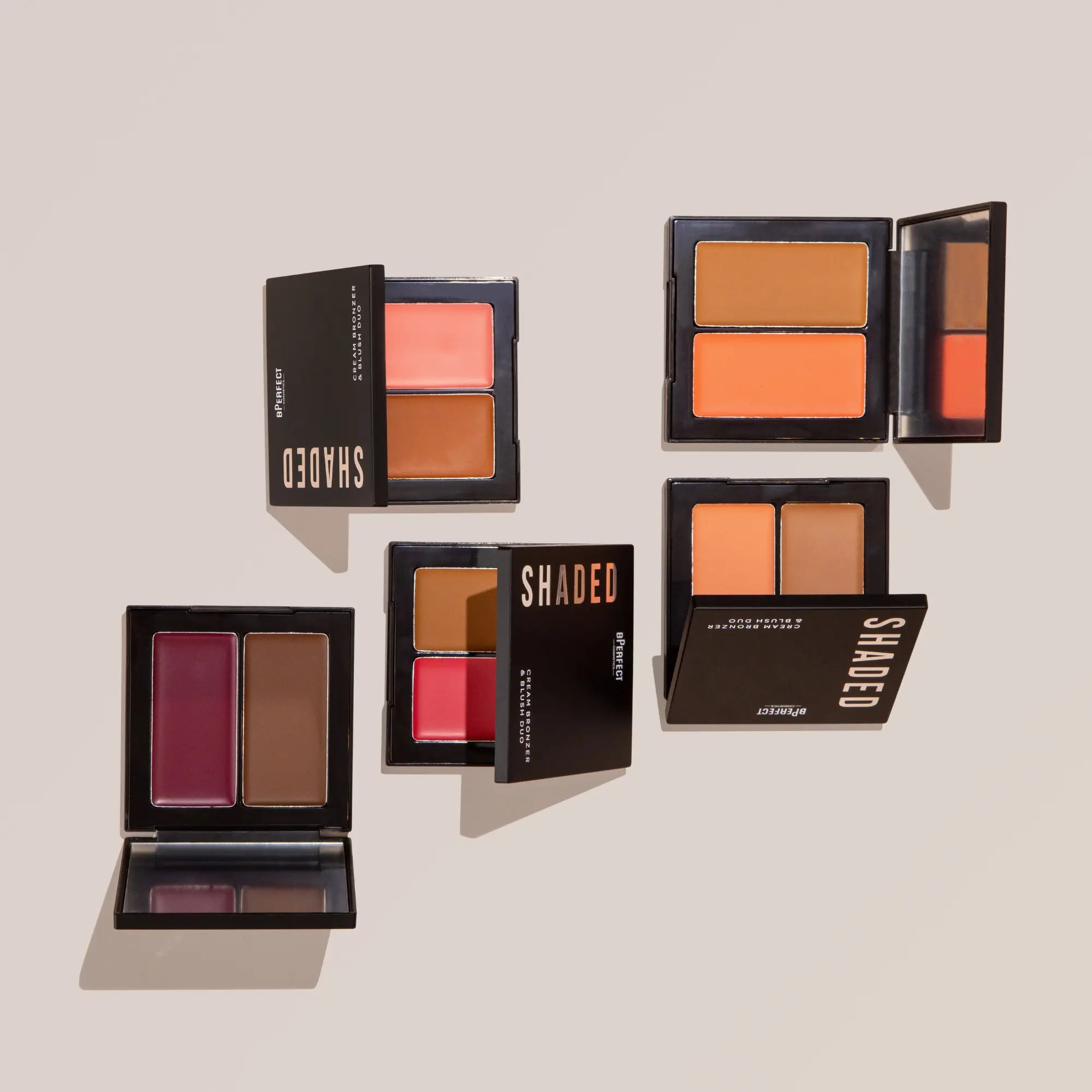 Be Perfect Shaded Duo bronzer et blush crème 01 Light