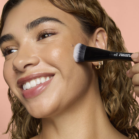 E.L.F. Brushes & Tools Cream Blush & Bronzer pinceau duo