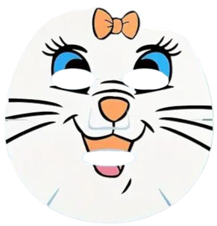 Glam'Up Skincare Masque Tissu Chat Kawaii Hydratant