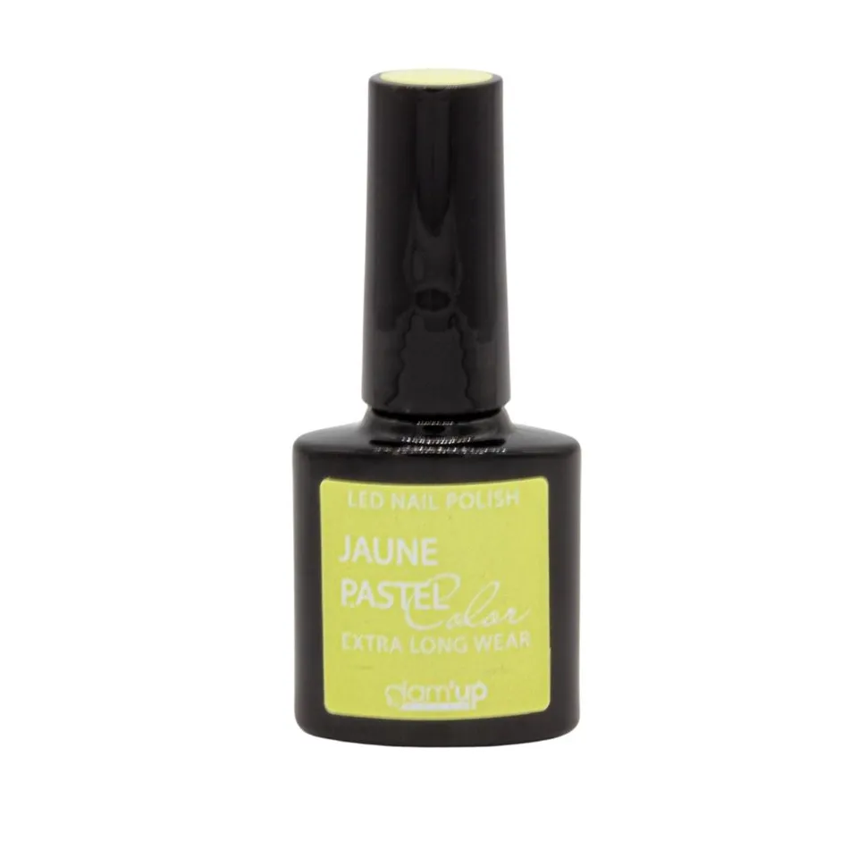 GLAM'UP Les Ongles Vernis Semi-Permanent Jaune Pastel