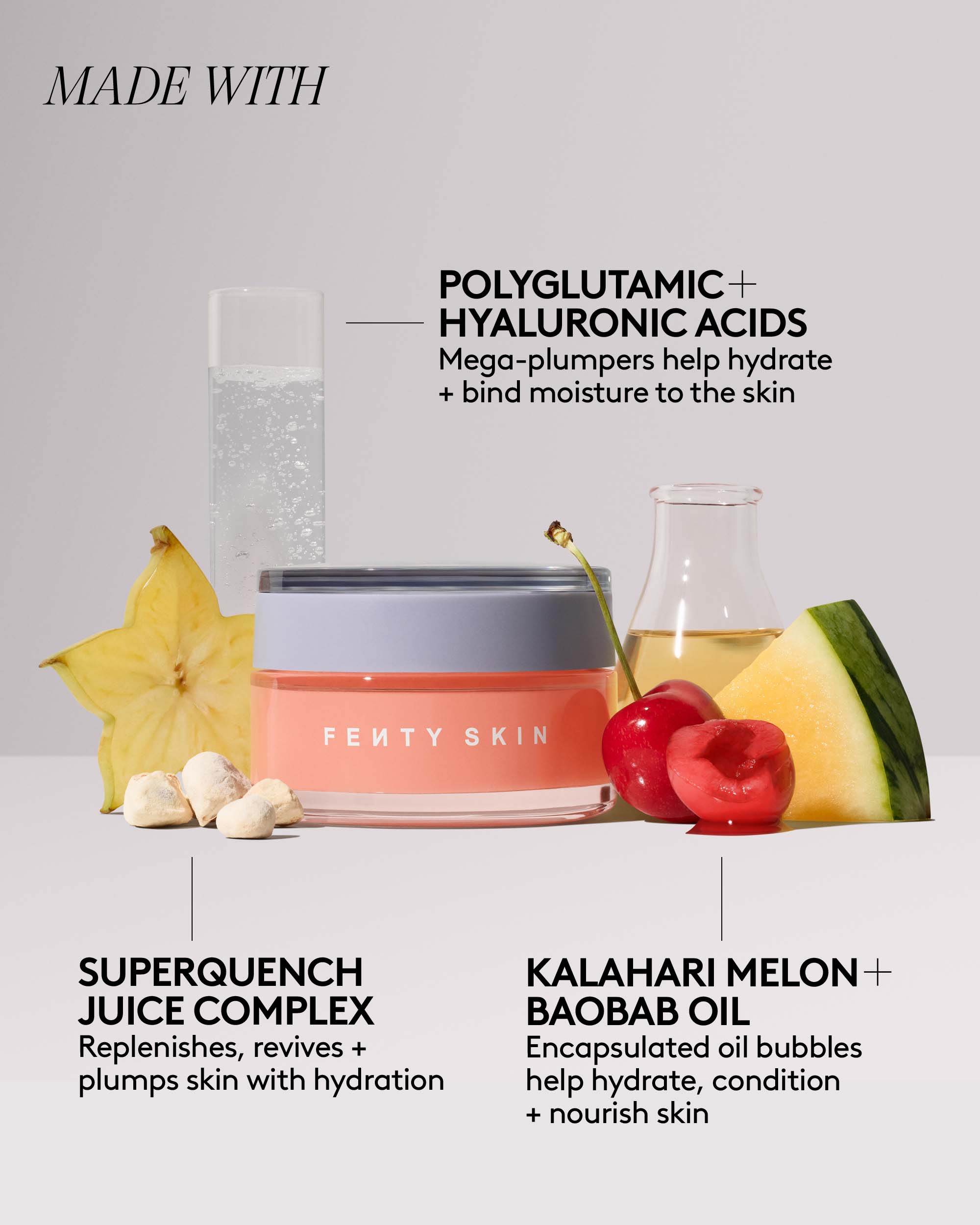 Fenty Skin Day Night Sérum 30 ml + Masque 56 ml Hydratant