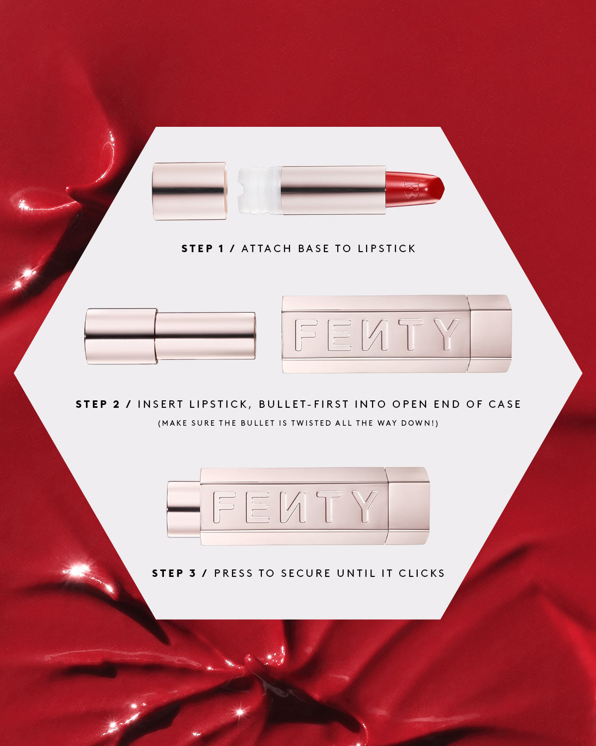 Fenty Beauty Fenty Icon Étui Rouge à Lèvres Red Edition