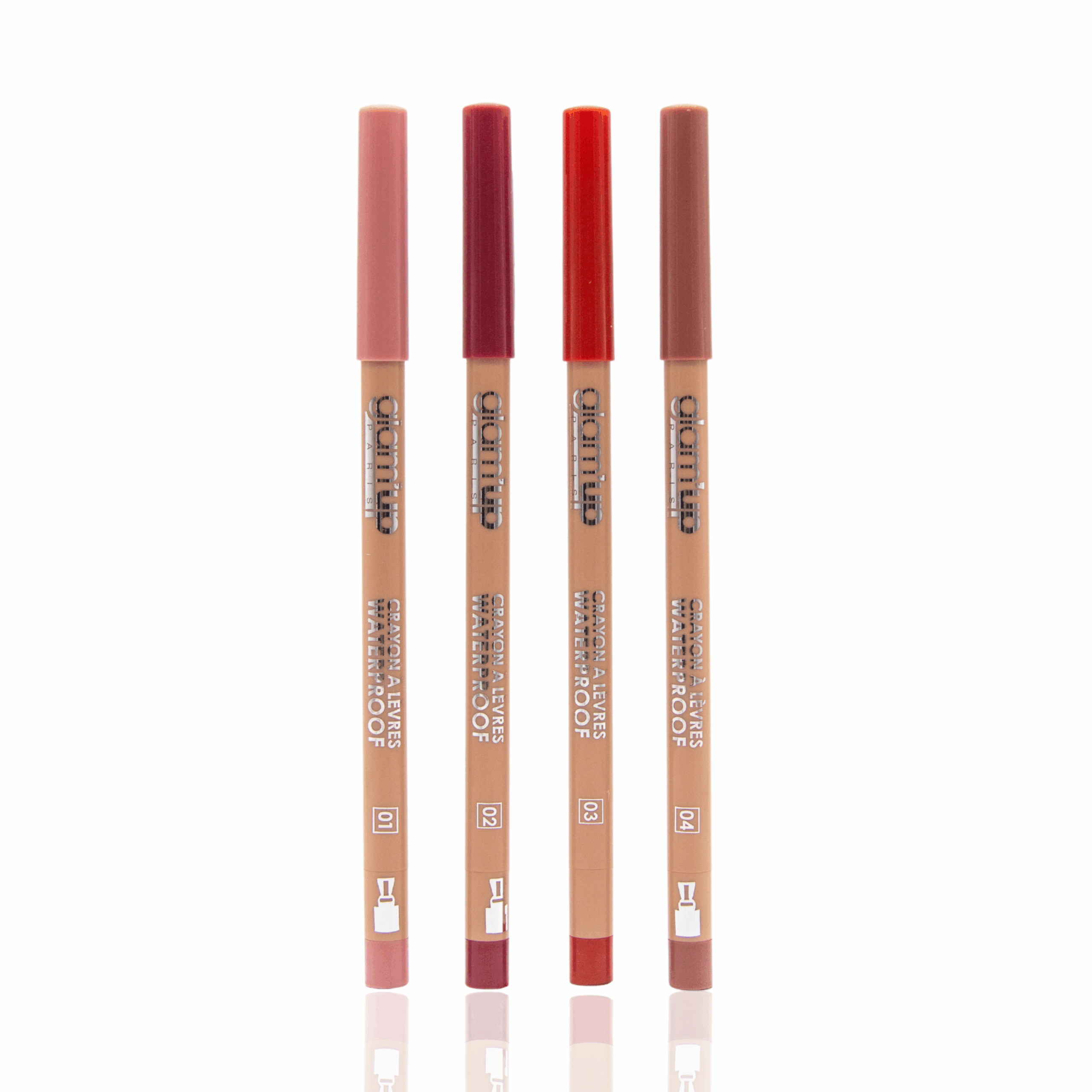 GLAM'UP Les Lèvres Crayon Rétractable Waterproof Tasty N°1