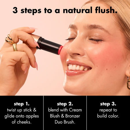 e.l.f. Soft Glam blush crème stick bronze terracotta fini satiné