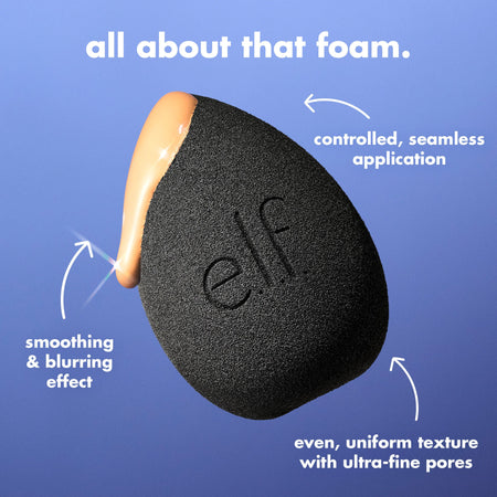 E.L.F Brushes & Tools Éponge Teint Bounce & Blur Vegan