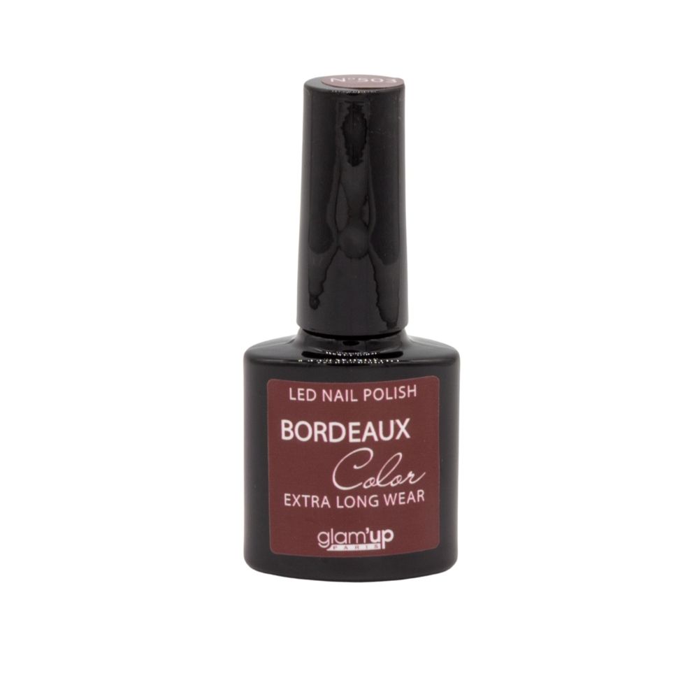 Glam'Up Les Ongles vernis semi-permanent Bordeaux gel UV 3 sem.