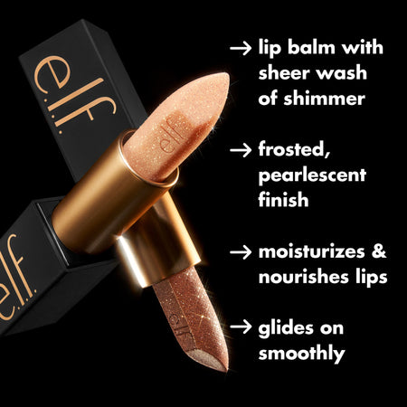 E.L.F. O FACE baume lèvres pailleté Choco-Litty hydratant