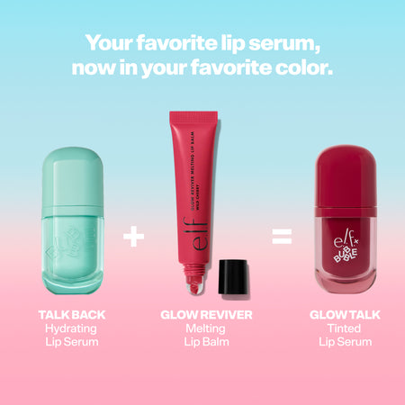 E.L.F. Glow Talk sérum lèvres teinté squalane vitamine E