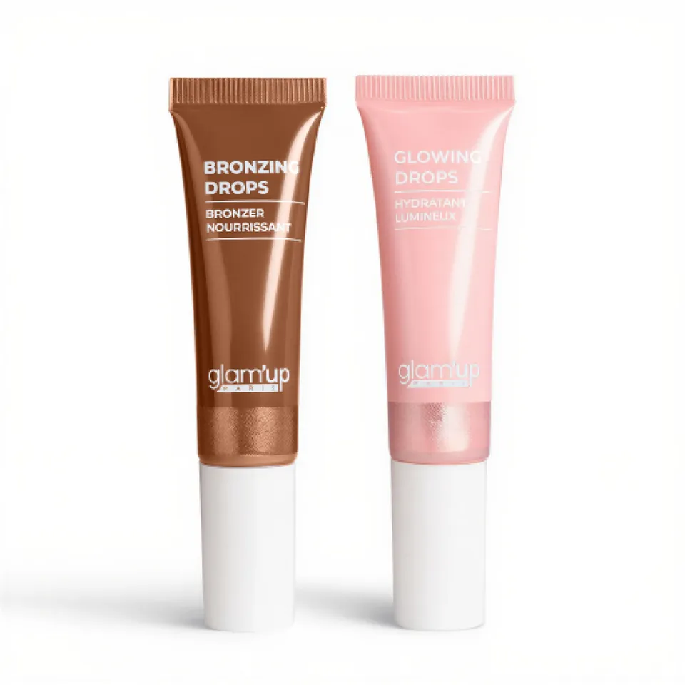 Glam'Up Skincare kit glass skin enlumineur + bronzer glow