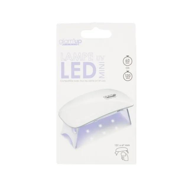 GLAM'UP Les Ongles Mini Lampe UV Ongles Gel 6W USB