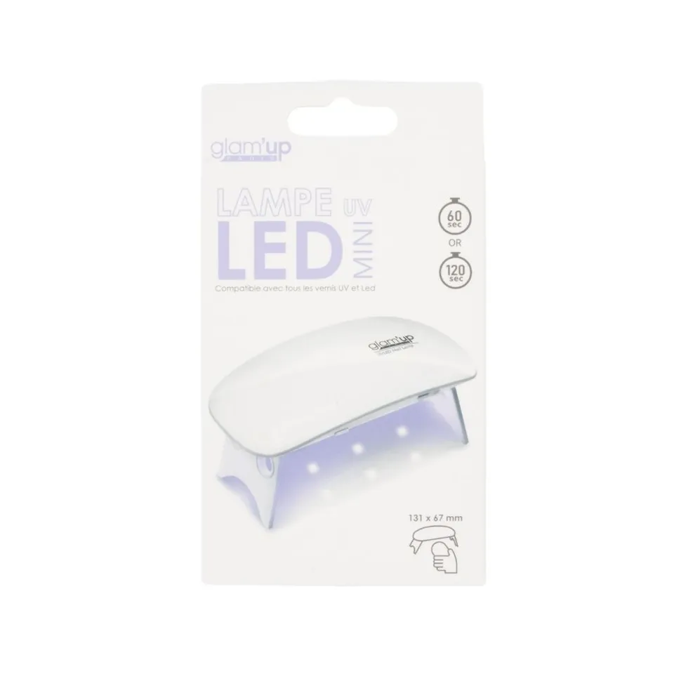 GLAM'UP Les Ongles Mini Lampe UV Ongles Gel 6W USB