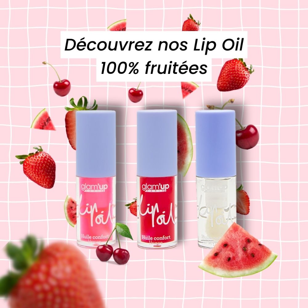 GLAM'UP Les Lèvres Lip Oil Cherry N°3 huile brillant