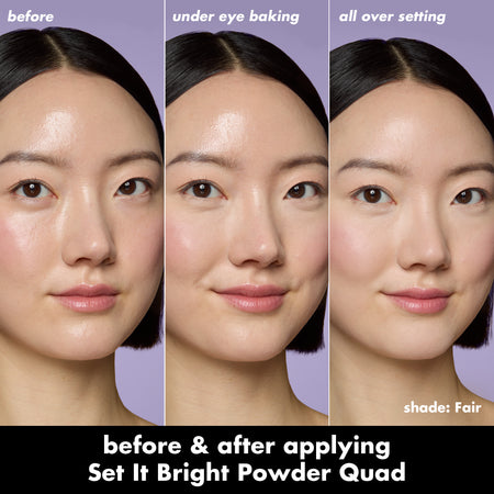 E.L.F. Face Set It Bright Poudre Libre 4 Teintes Mat Lumineux