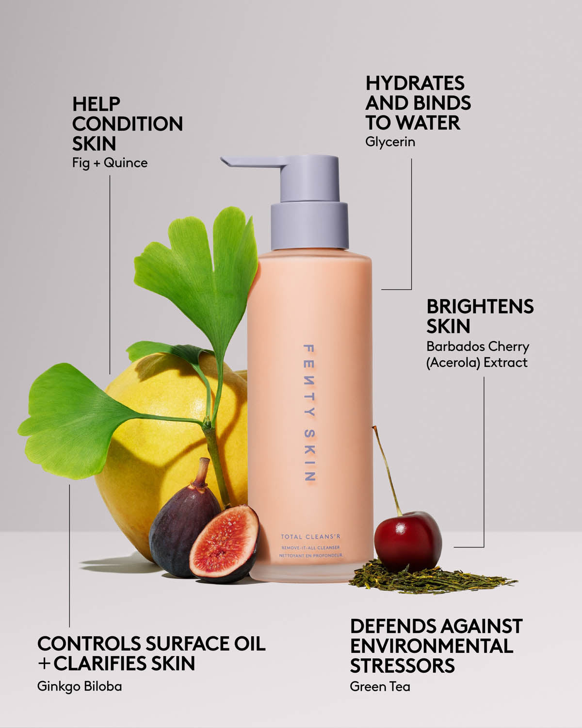 Fenty Beauty Total Cleans'r nettoyant visage crème hydratant
