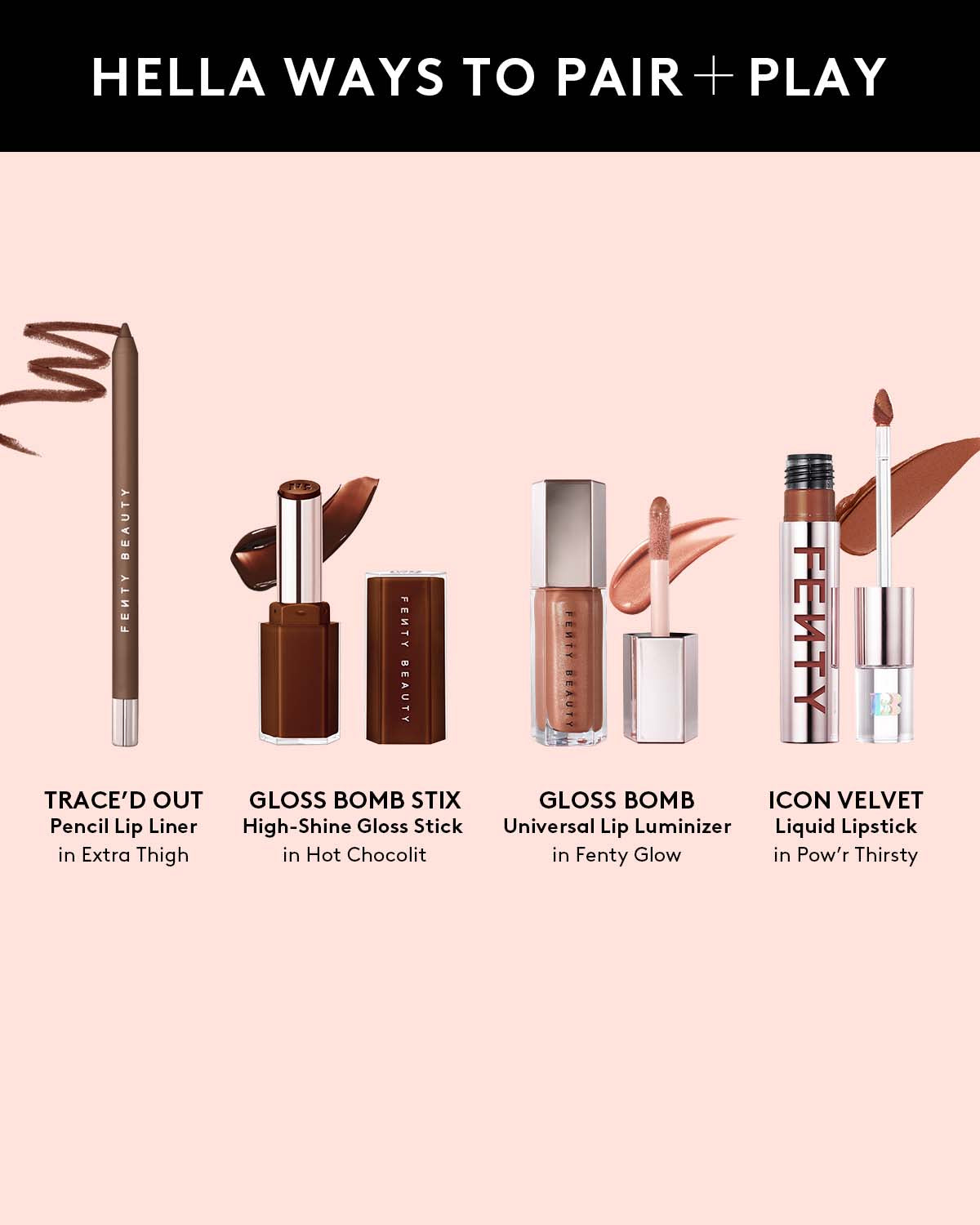 Fenty Beauty Trace'd Out crayon lèvres Extra Thigh 10.9 g