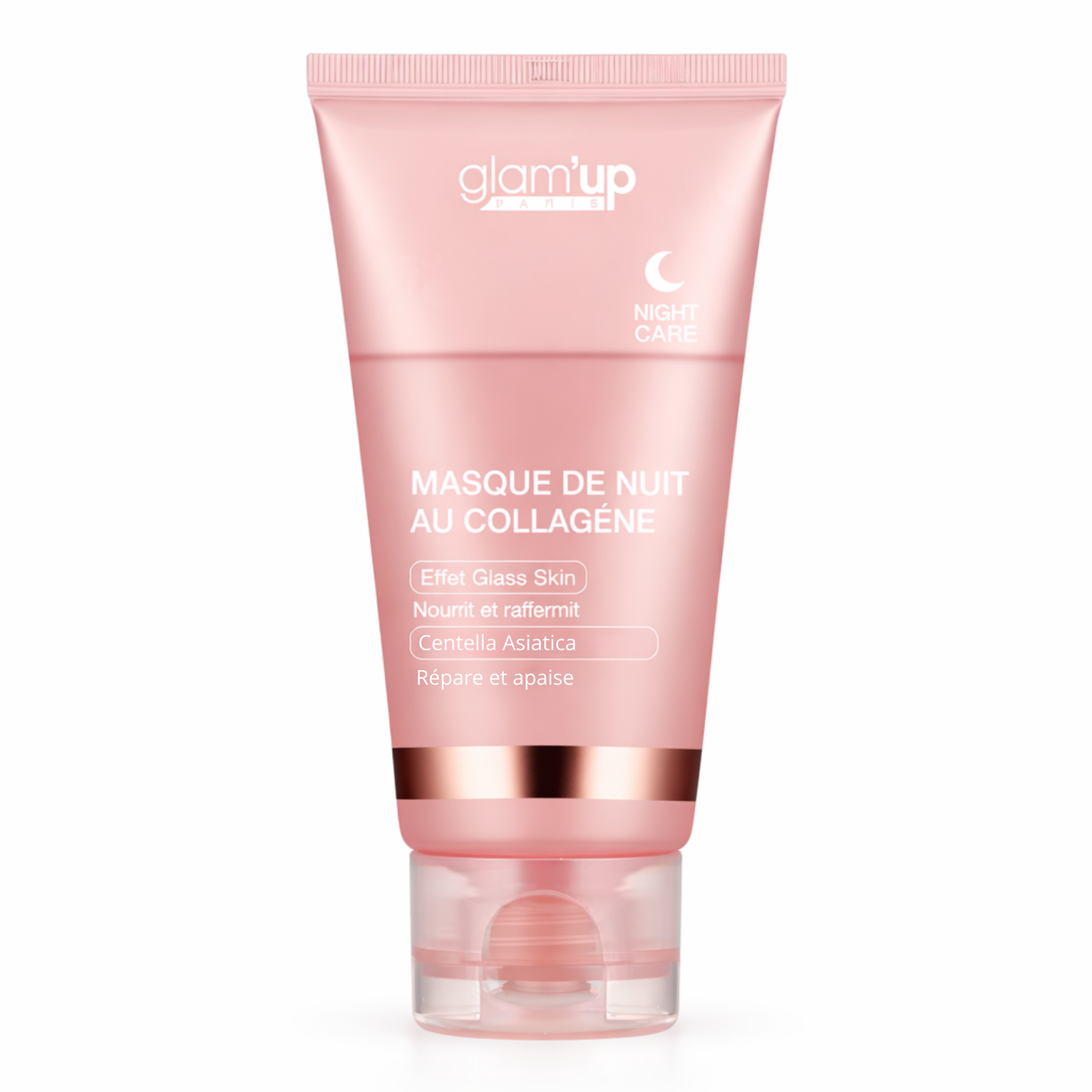 GLAM'UP Skincare masque nuit collagène glass skin hydratant