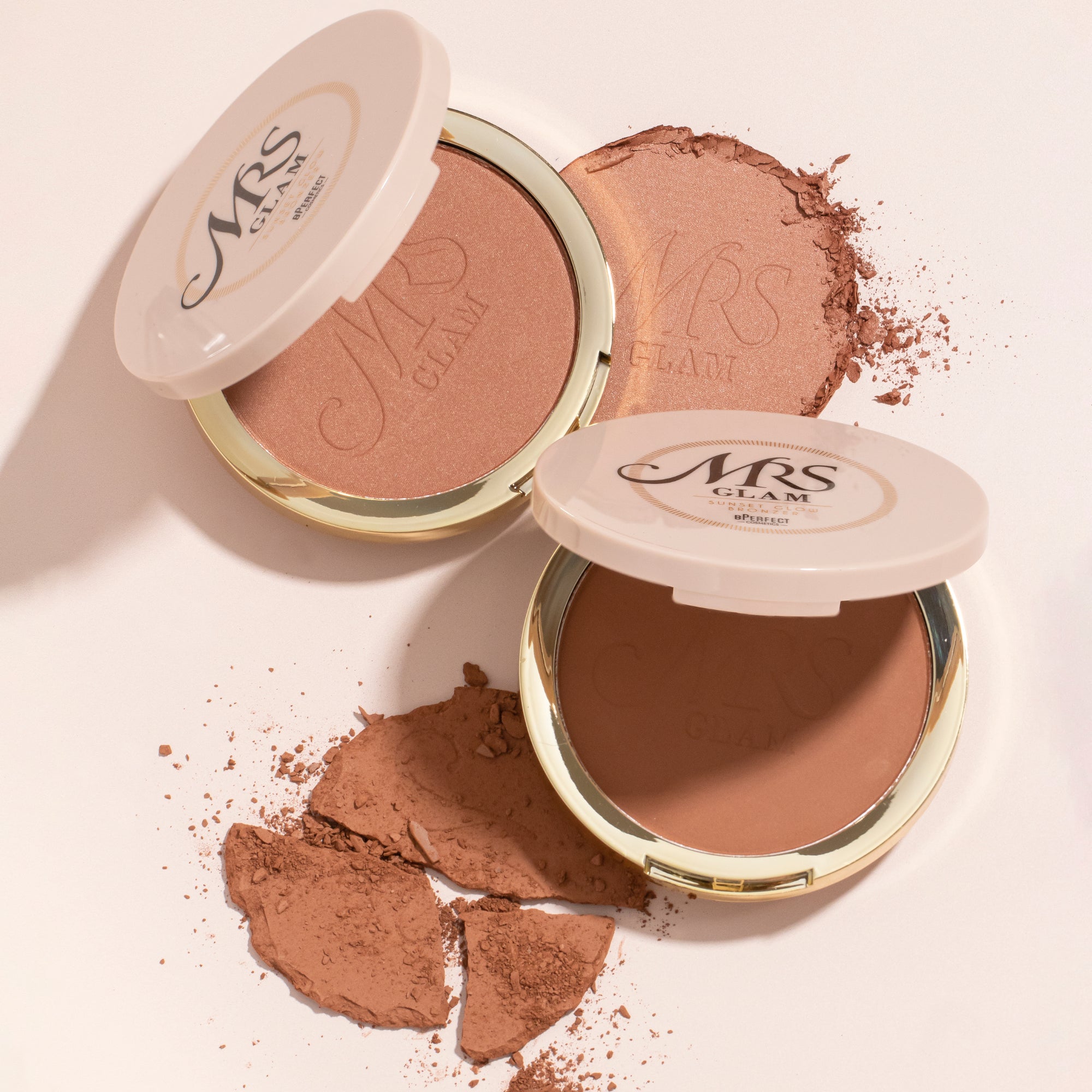 Be Perfect Mrs Glam Sunset poudre bronzante 25g hale
