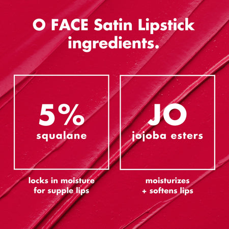 E.L.F. O Face rouge à lèvres satin noir pigmenté