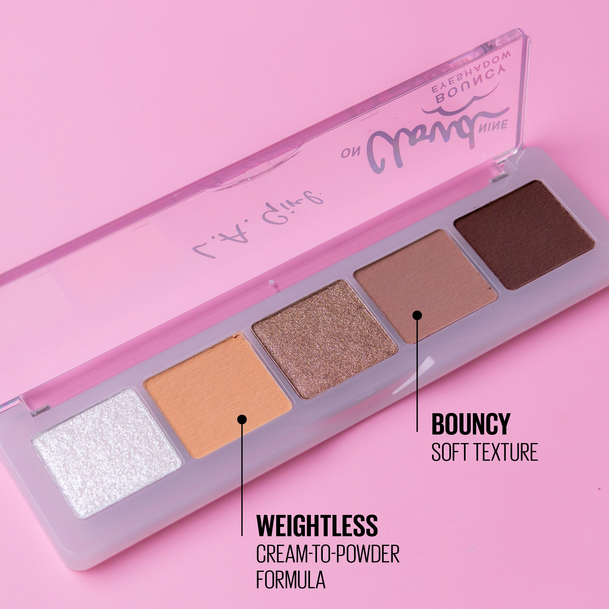L.A. Girl On Cloud Nine GES238 palette fard Airy Taupe 5 teintes