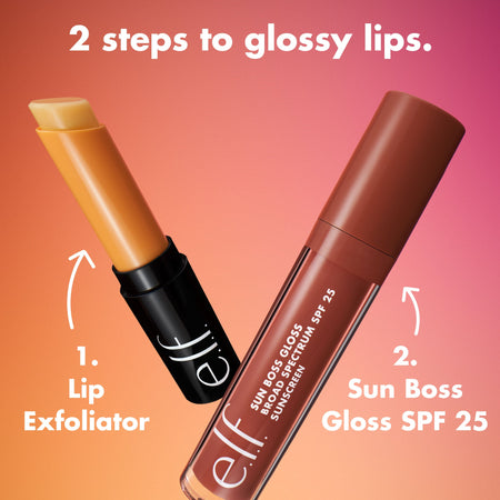 E.L.F Sun Boss Gloss SPF 25 gloss lèvres teinté haute brillance