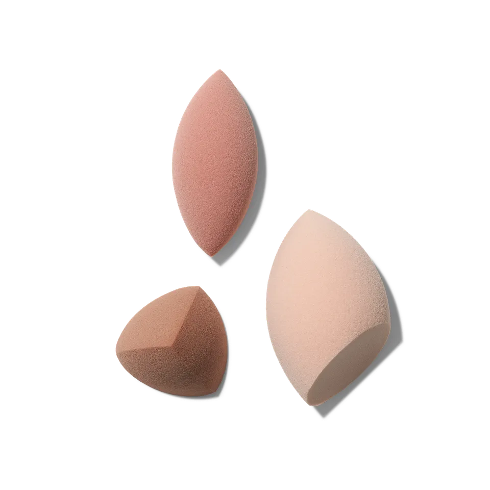 E.L.F. Total Sponge Set 3 Éponges Maquillage Teint