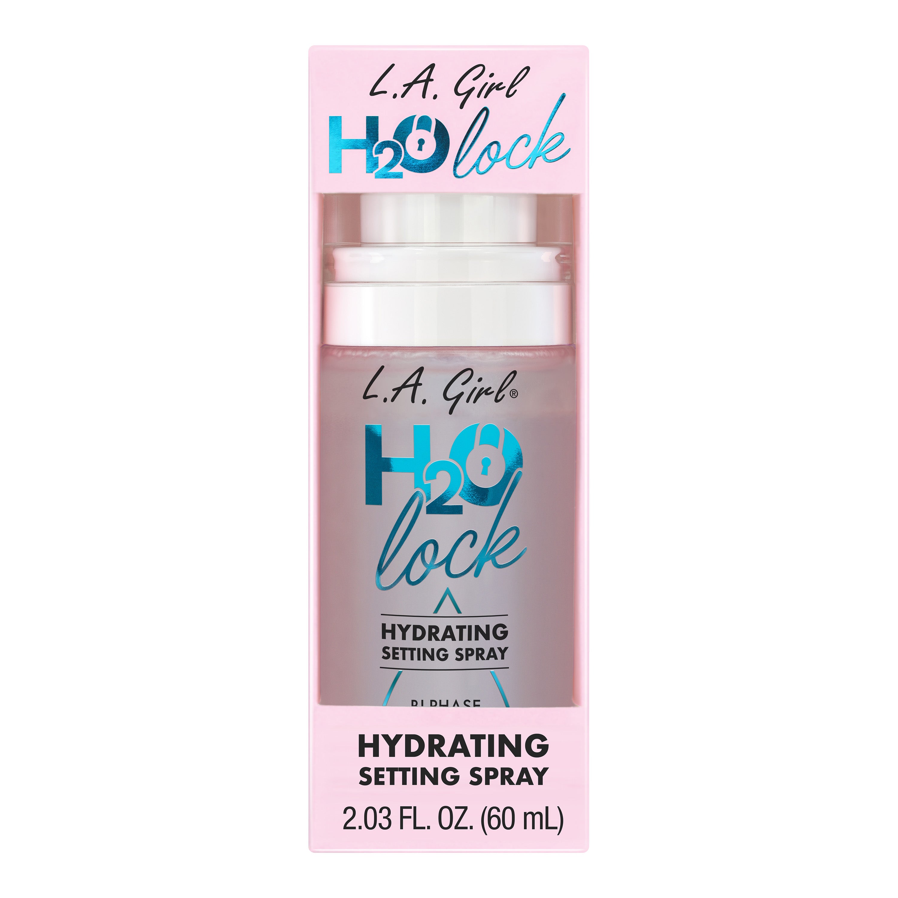 L.A. Girl Prime & Set H2O Lock Spray fixateur Clear fini lumineux