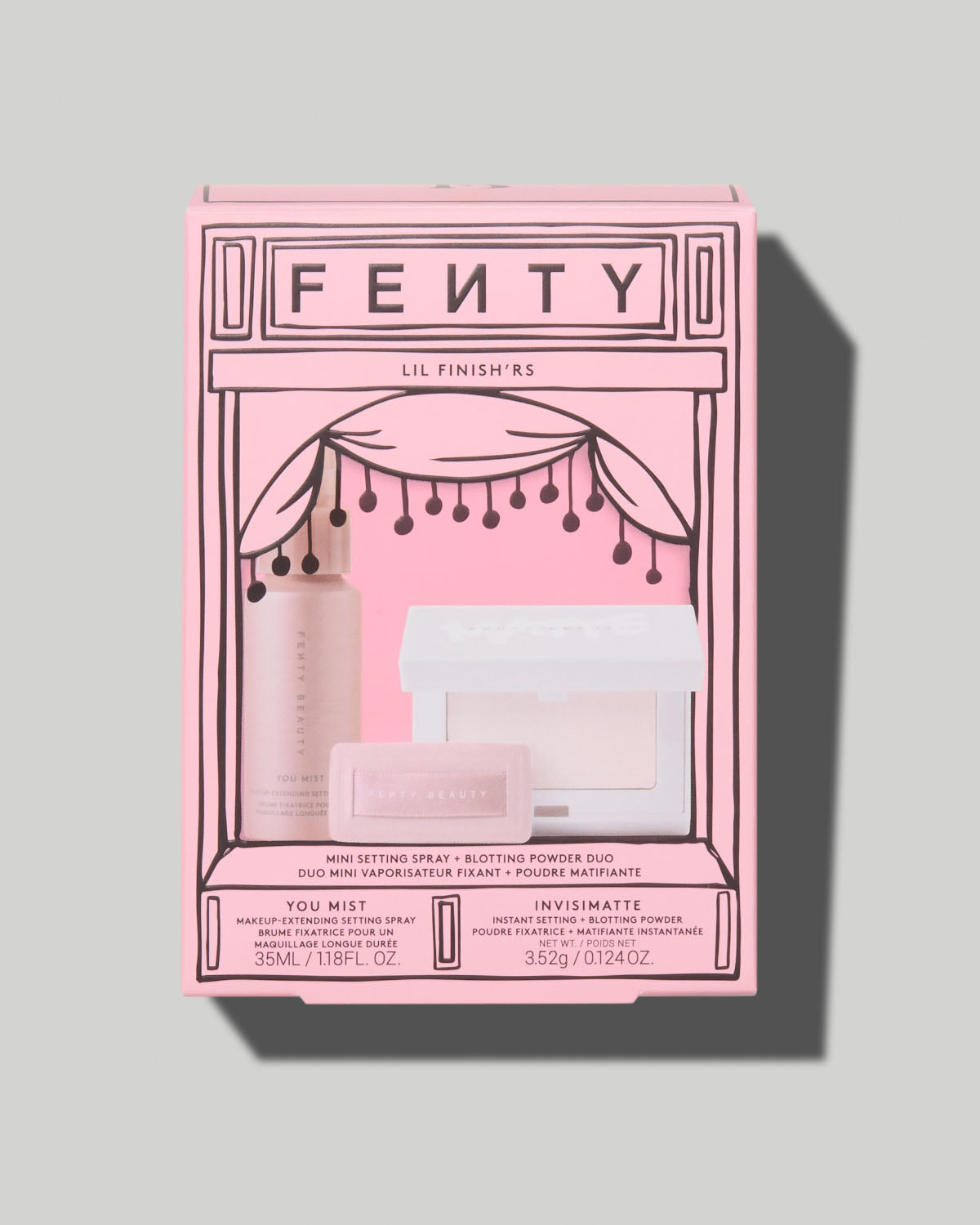 Fenty Beauty Lil Finish'rs Duo Spray Fixateur + Poudre Mat