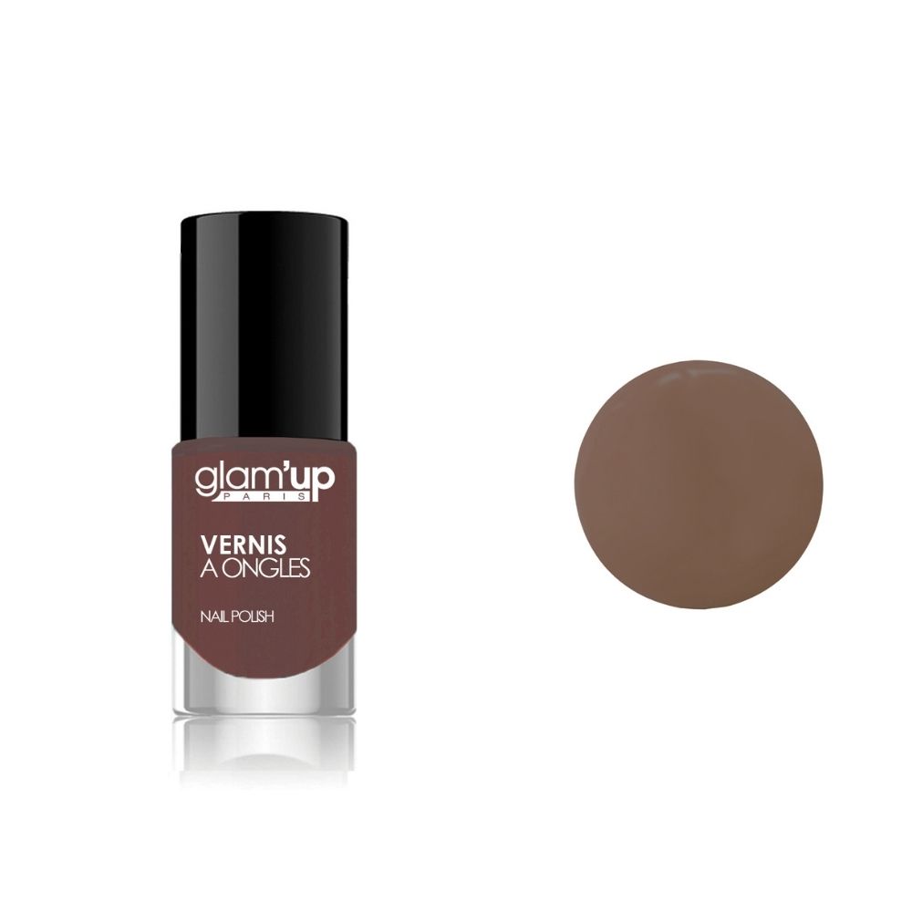 GLAM'UP Les Ongles Vernis à Ongles Taupe longue tenue