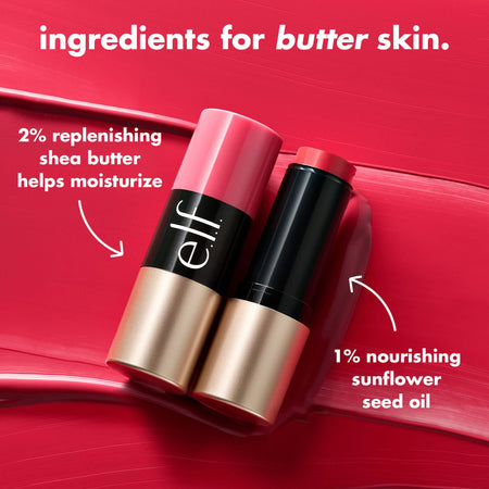 e.l.f. Soft Glam blush crème stick bronze terracotta fini satiné