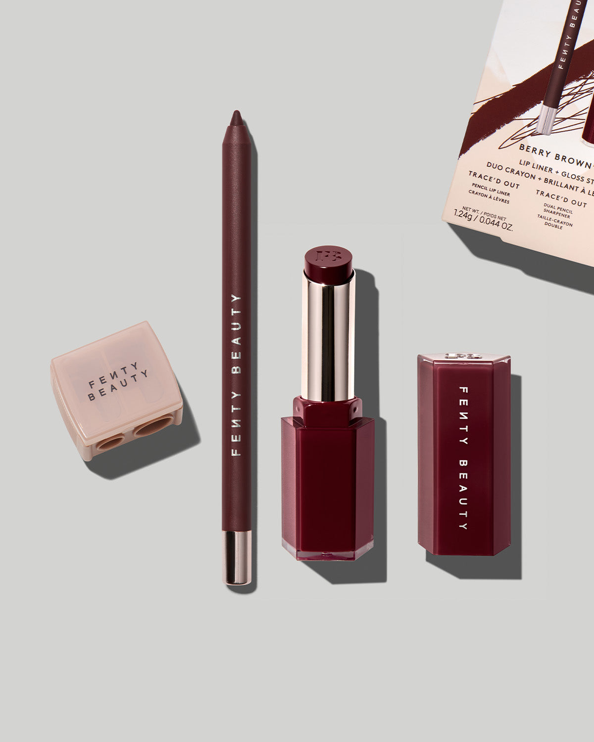 Fenty Berry Brown'd duo levres liner + stick gloss
