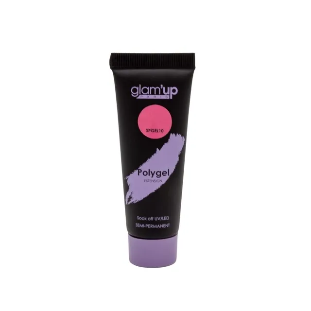 GLAM'UP Les Ongles Poly Gel Semi-Permanent Fuchsia extension