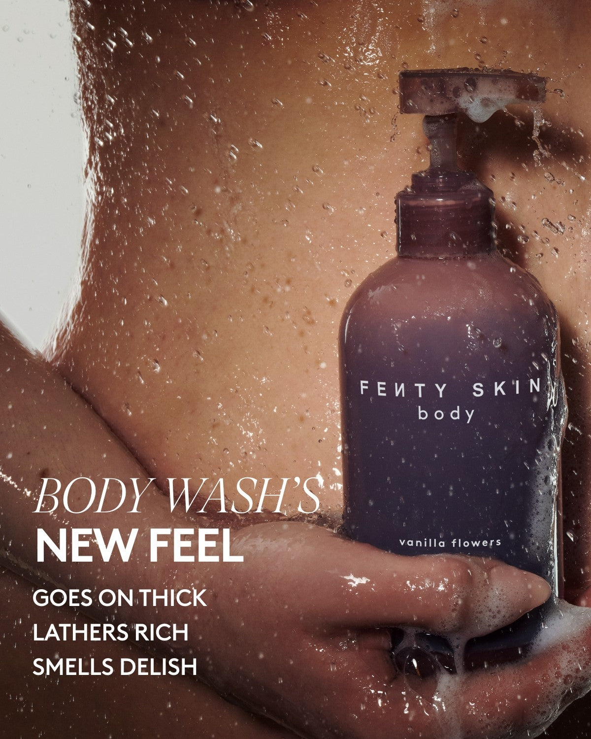 Fenty Beauty Big Dripp'r gel douche Vanilla Flowers corps parfum vanille