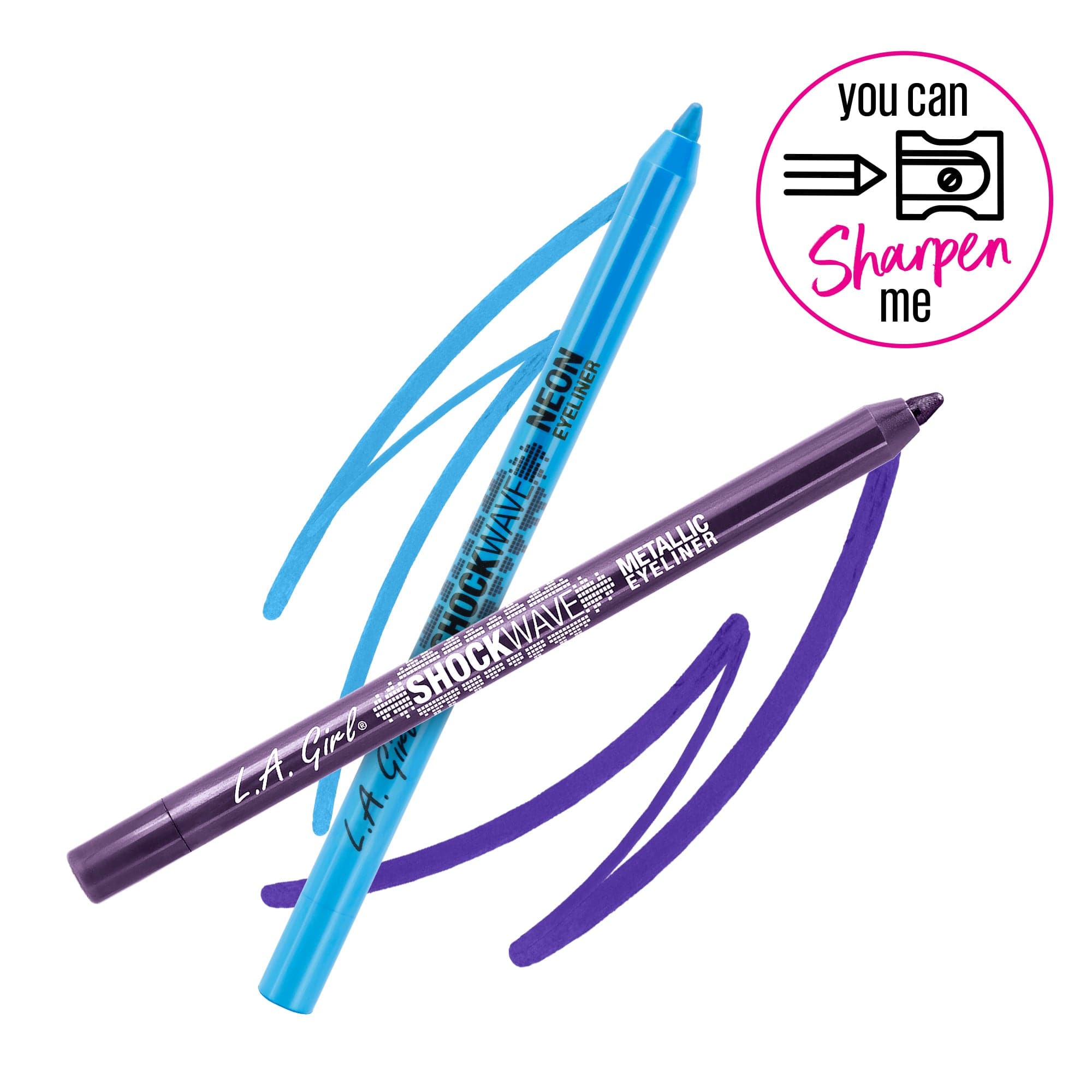 L.A. Girl Shockwave Crayon Eyeliner GP735 Electric tenue 16h