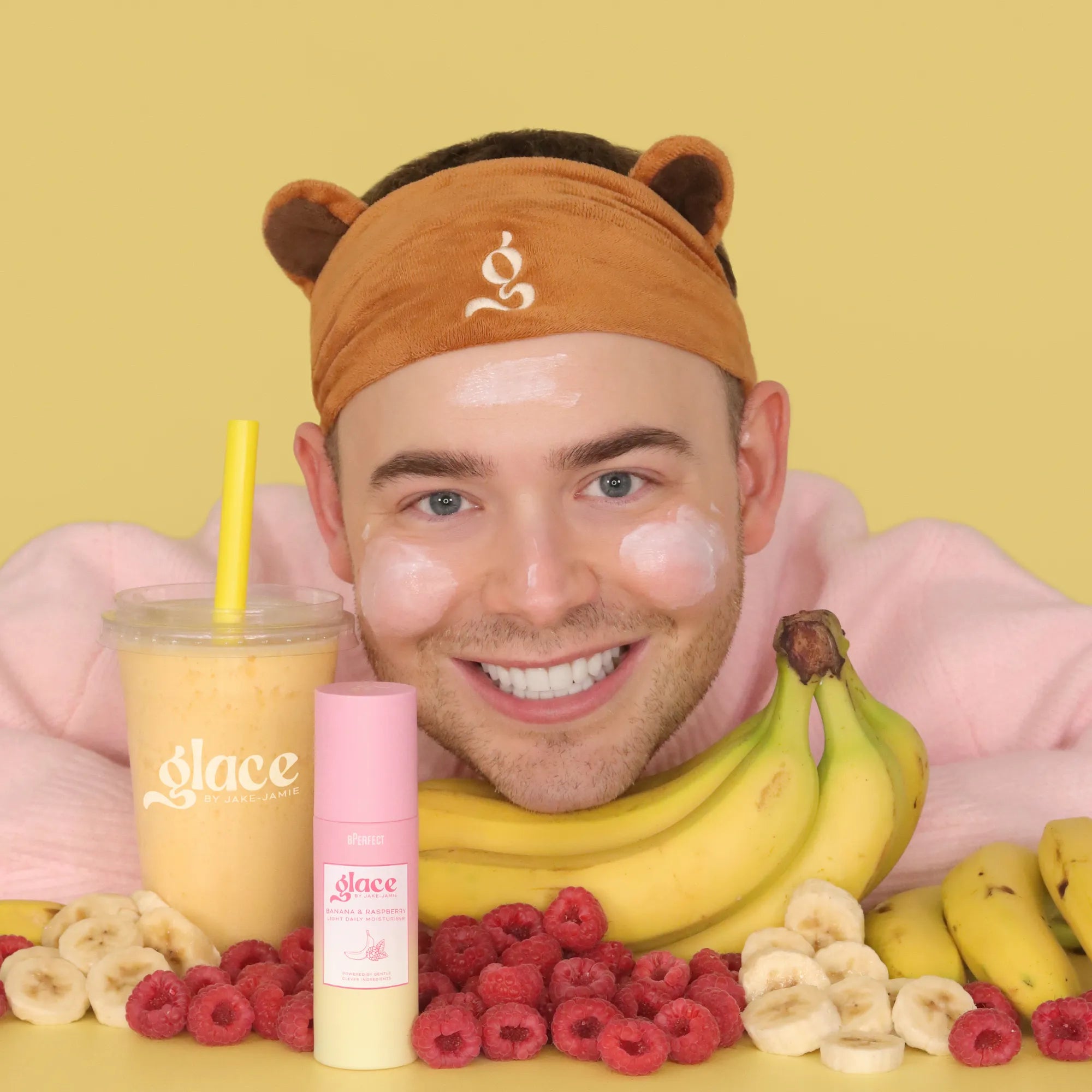 Glace by Jake-Jamie Banana Raspberry crème hydratante 50 ml