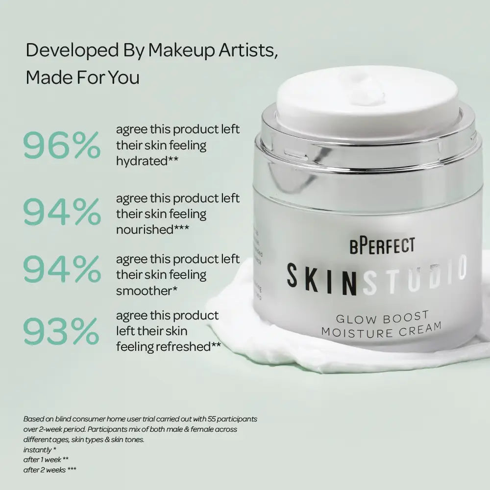 BPerfect Skin Studio Glow Boost crème visage éclat 50 ml