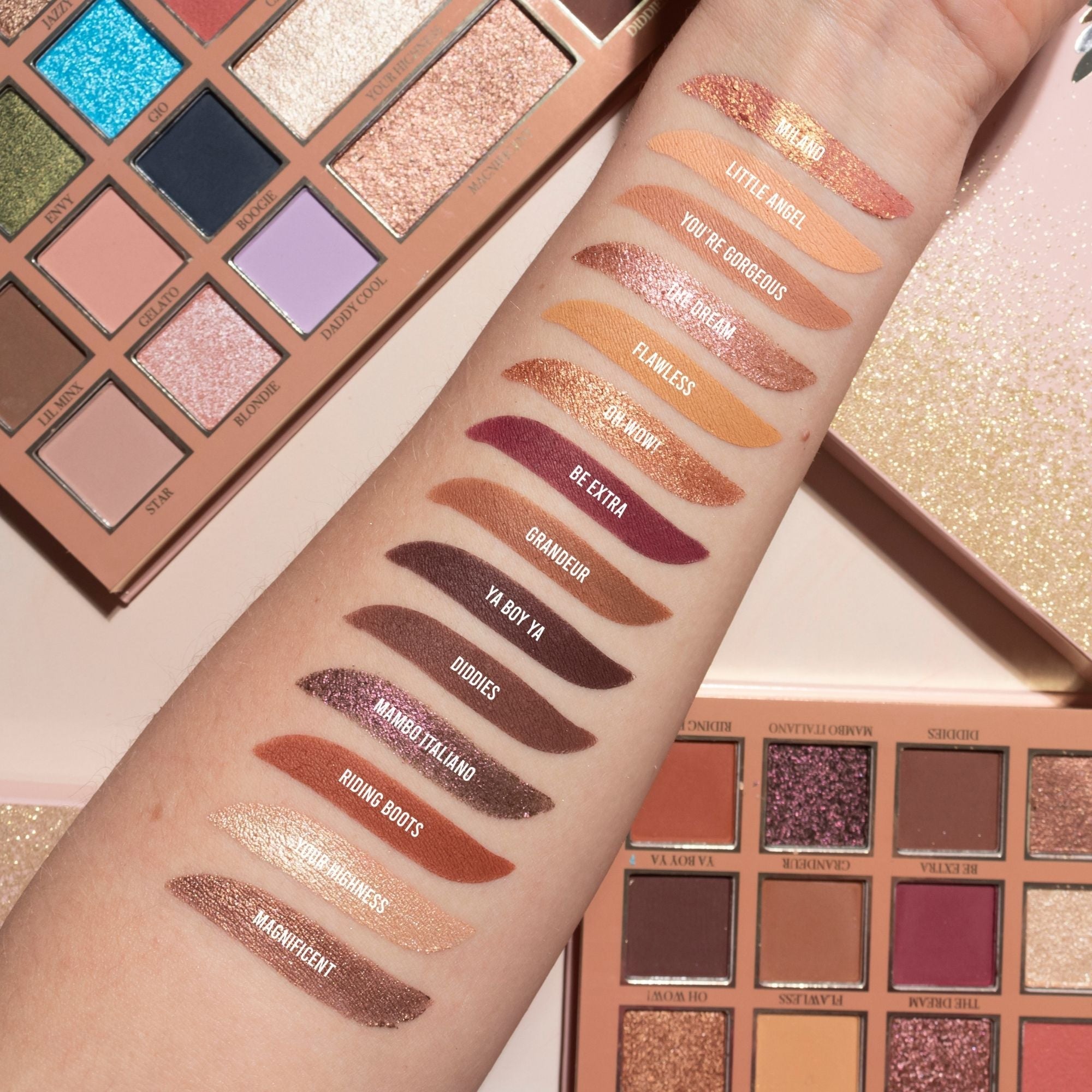 Mrs Glam Magnificent Palette Yeux et Teint 28 Teintes 48 g