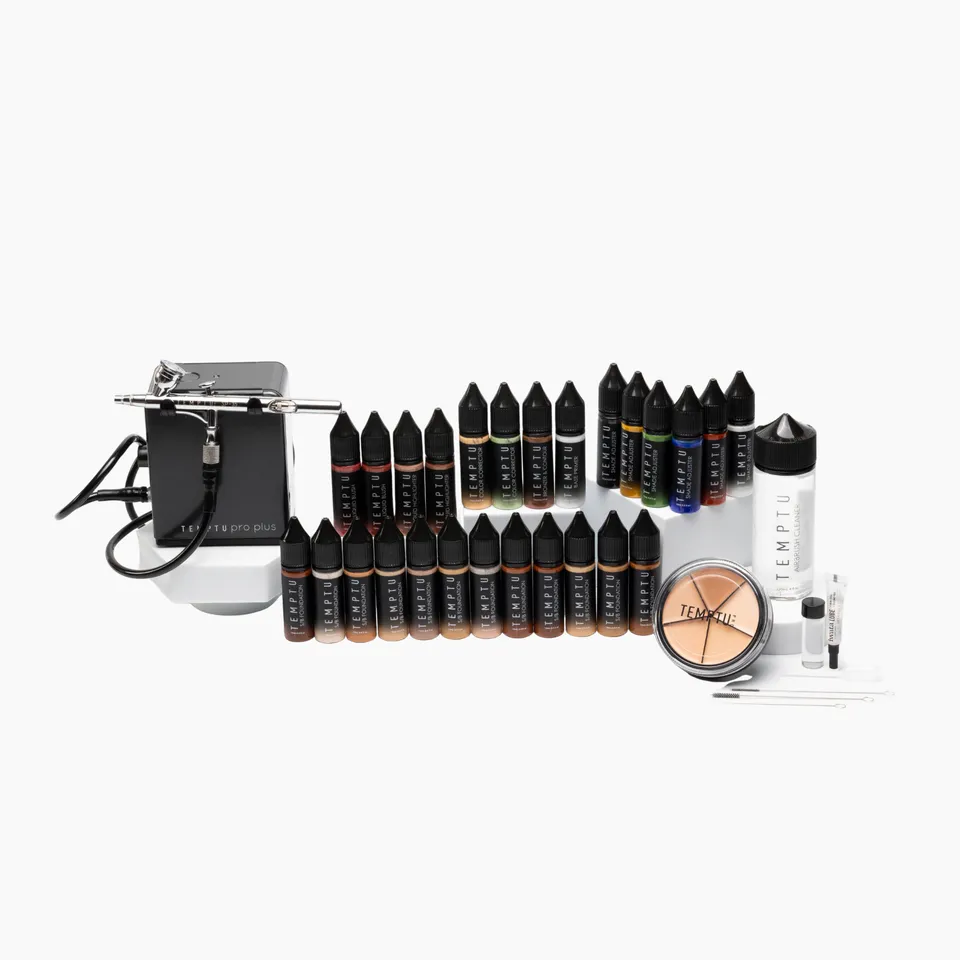 TEMPTU Pro Plus S/B Deluxe Kit airbrush maquillage pro application précise