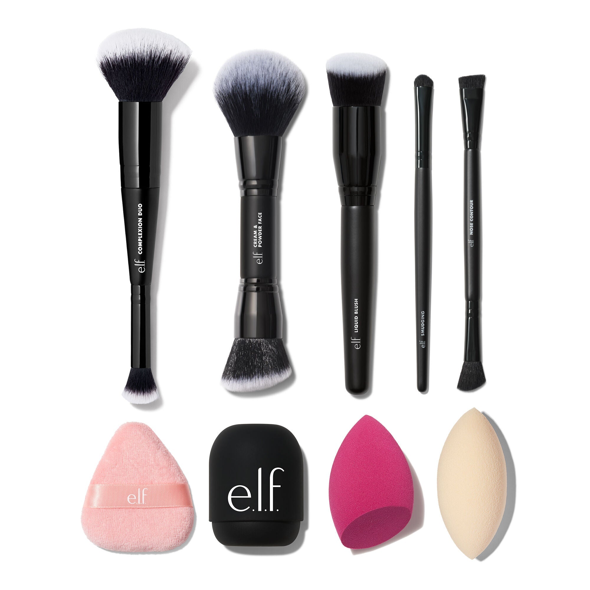 e.l.f. Complexion Perfection set 10 pinceaux teint visage