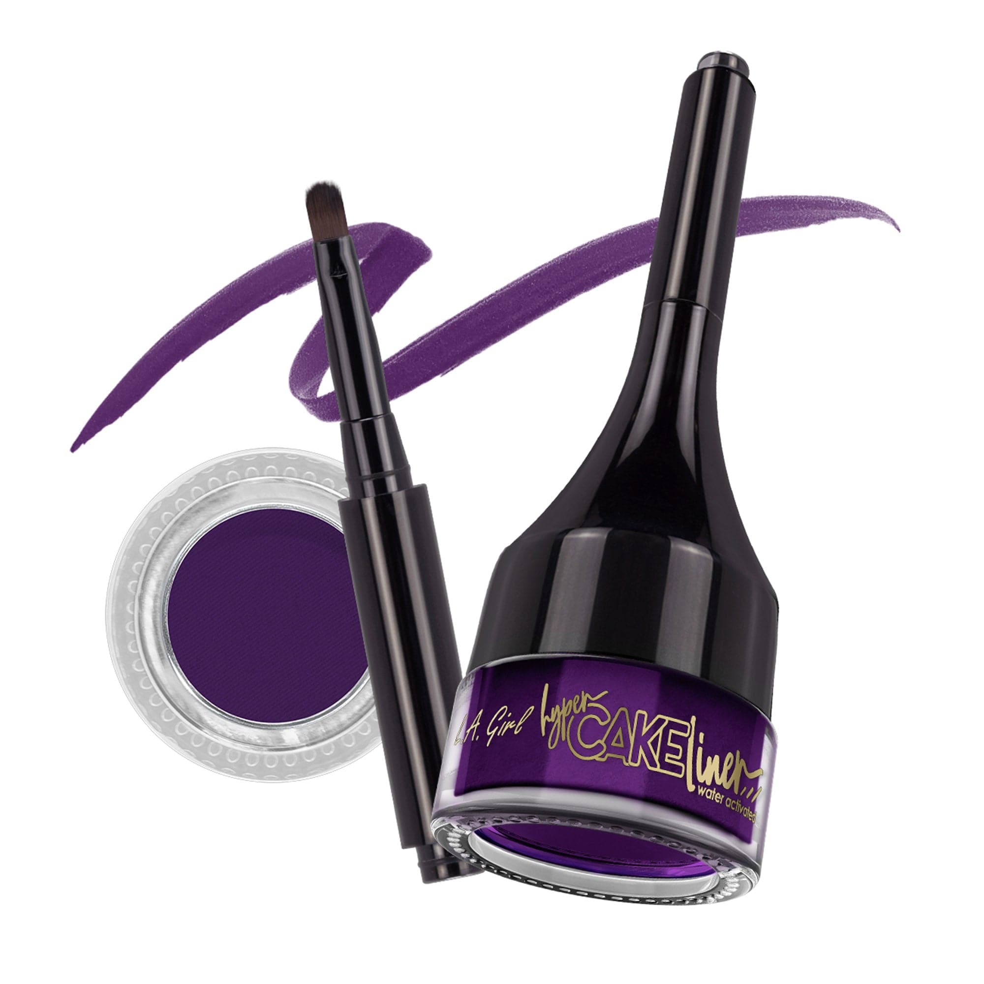 L.A. Girl Eyeliner Hyper Cake liner yeux Smoked Out Black GPP21