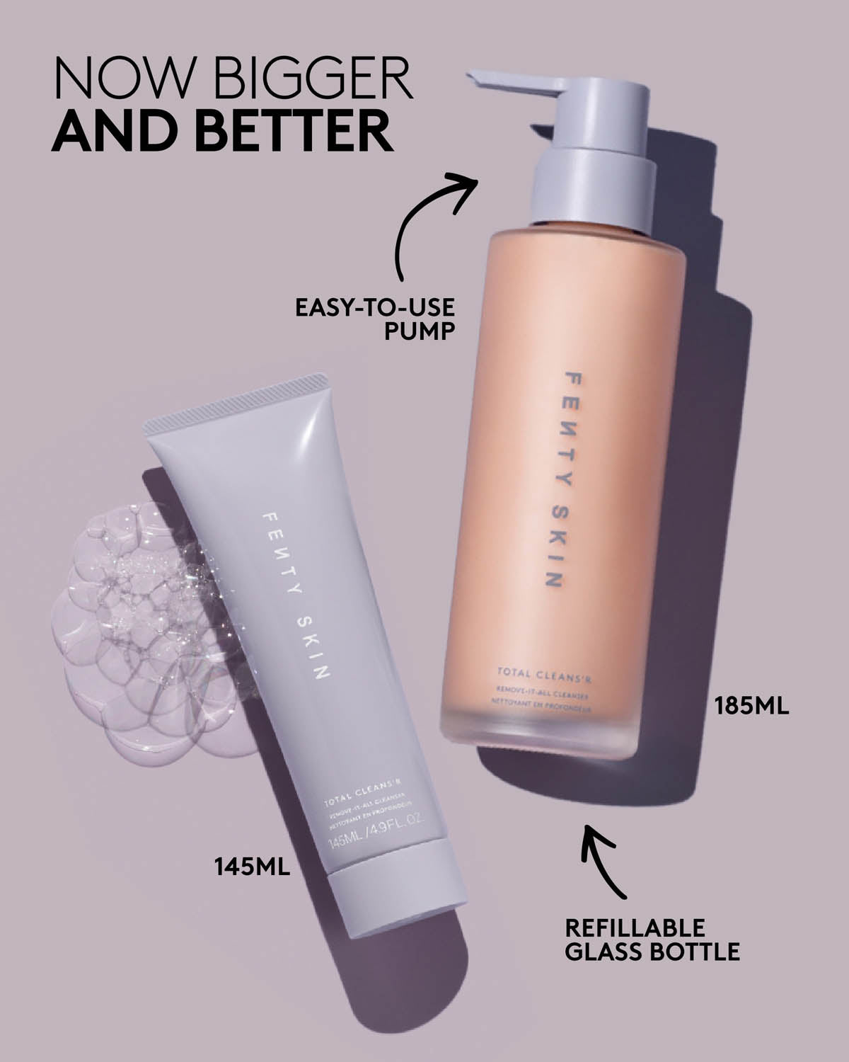 Fenty Beauty Total Cleans'r nettoyant visage crème hydratant
