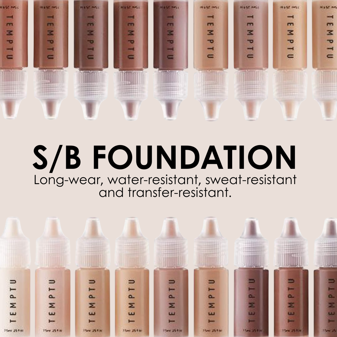 TEMPTU S/B Foundation Starter Set fond de teint airbrush 12 teintes silicone