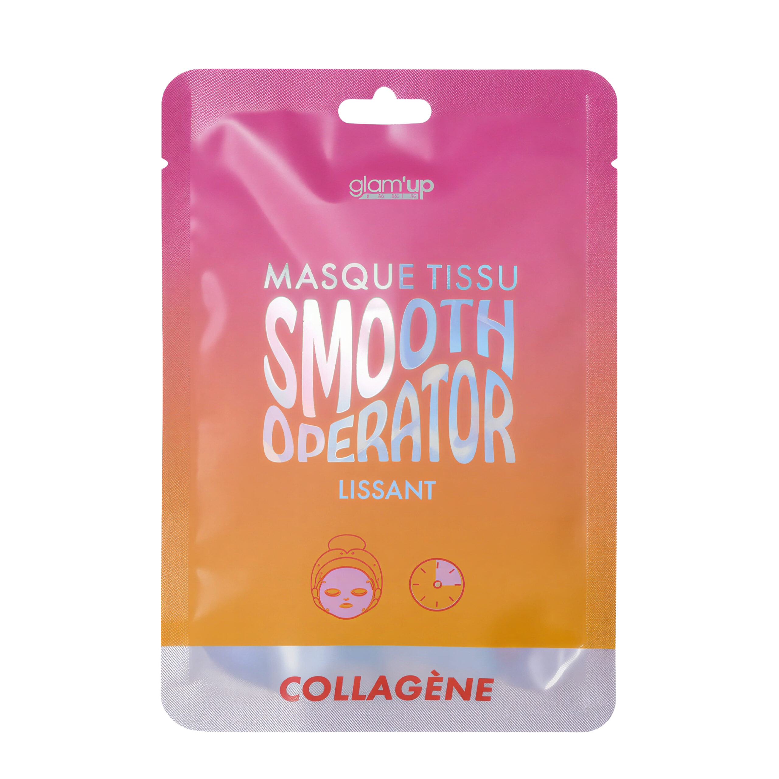 GLAM'UP Skincare Masque Tissu Smooth Operator Collagène