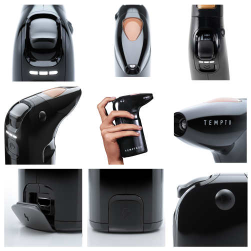 TEMPTU Air Kits Kit Aérographe Basic Noir Rechargeable