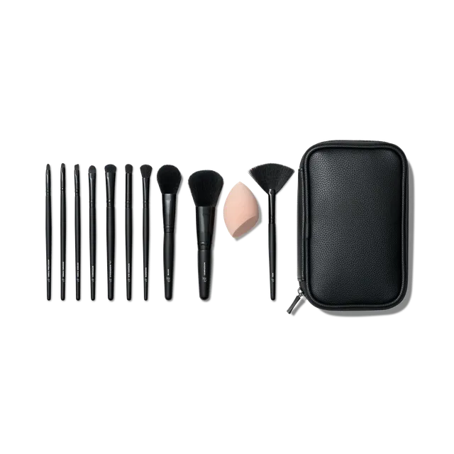 E.L.F. Full Face Set 11 Pinceaux Maquillage Trousse Voyage Teint