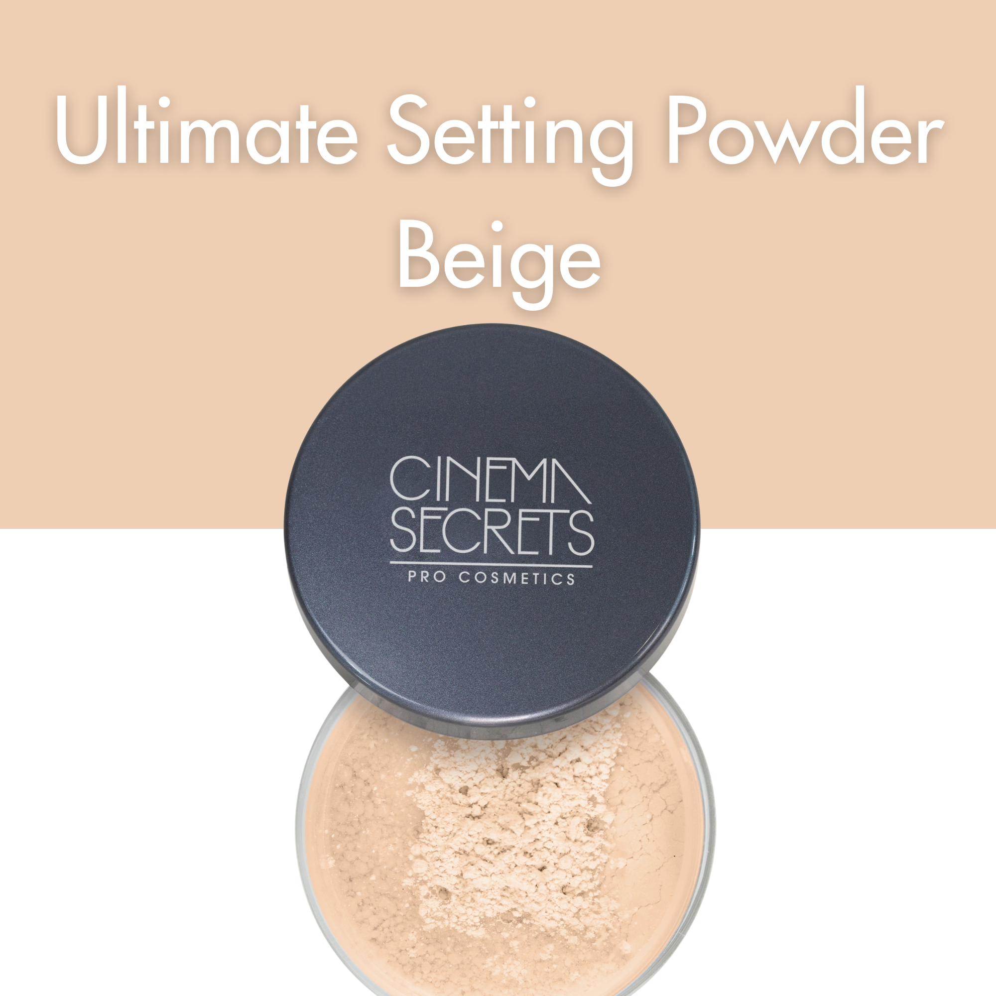 Cinema Secrets Setting Powder Ultralucent poudre fixatrice Beige fini mat