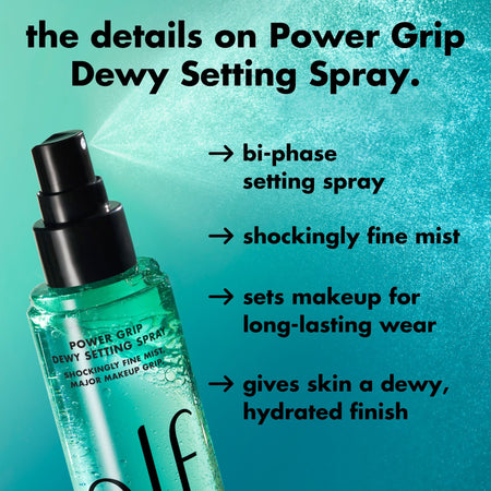 E.l.f. Face Power Grip Dewy Setting Spray fixateur dewy