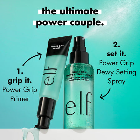 e.l.f. Power Grip Stick & Set Duo base + spray teint dewy