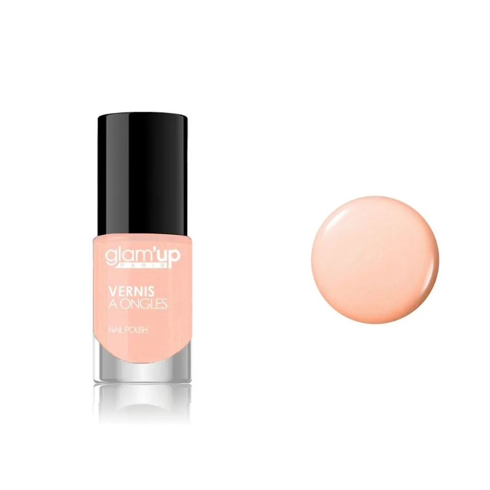 Glam'Up Les Ongles Vernis Beige Rose Nacré Longue Tenue