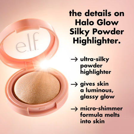 E.L.F Halo Glow enlumineur poudre fini lumineux longue tenue