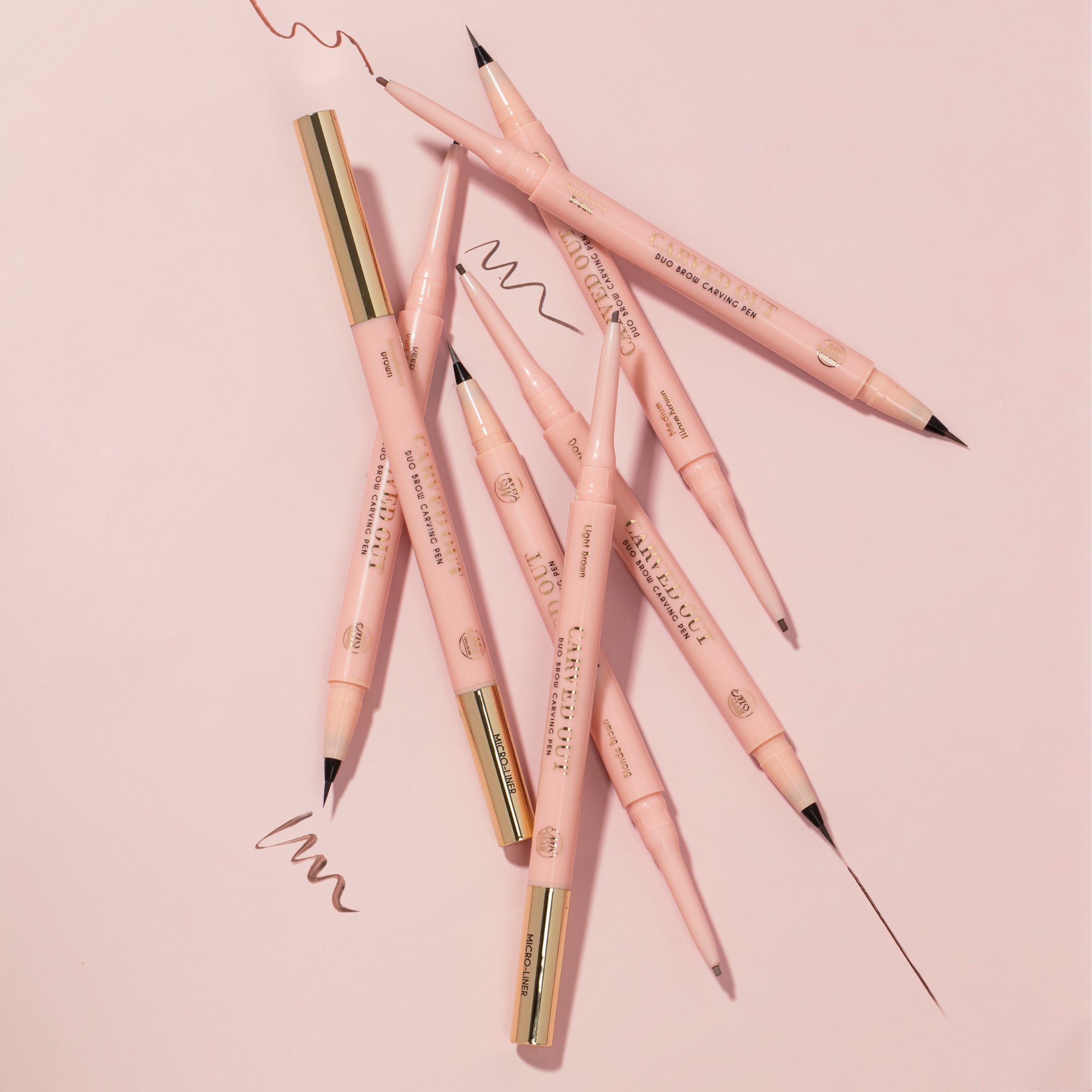 Mrs Glam Carved Out Duo crayon sourcils 2-en-1 6 teintes